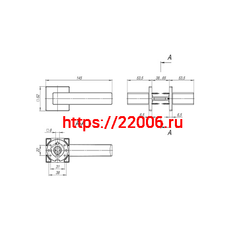 Ручка Fuaro (Фуаро) раздельная K.SL52.REDLINE (RED LINE SL) SSG-39 сатинированное золото фото 3 Ручка Fuaro (Фуаро) раздельная K.SL52.REDLINE (RED LINE SL) SSG-39 сатинированное золото фото 3