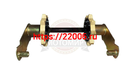 Вал Буран ведомый (направляющий) УСИЛЕННЫЙ с балансирами (4-е подшипника) фото 3