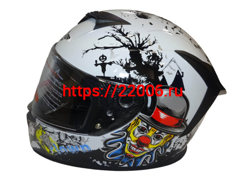 Шлем интеграл FALCON F702, размер L, с очками, (уп. 6 шт.) фото 2 Шлем интеграл FALCON F702, размер L, с очками, (уп. 6 шт.) фото 2