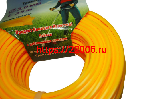 Леска триммерная (3*25м) TRIMIT(Россия), звезда (11025305) фото 2 Леска триммерная (3*25м) TRIMIT(Россия), звезда (11025305) фото 2