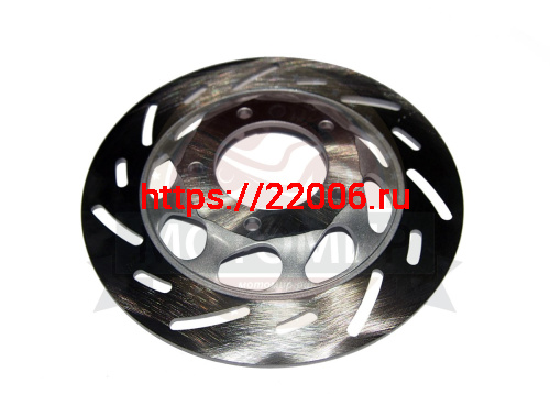 Диск тормозной передний (205х58х4) (отв.5х46) ALPHA RX, VORTEX CITY , HUNTER 200 (тарелка) фото 2