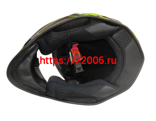 Шлем детский интеграл COBRA EC H151, черный и лайм, размер XXXS фото 4 Шлем детский интеграл COBRA EC H151, черный и лайм, размер XXXS фото 4