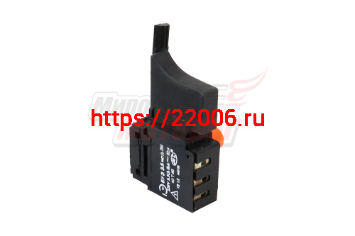 Выключатель (№114) к дрели Фиолент МСУ-2/3,5А с реверсом (Ломов)