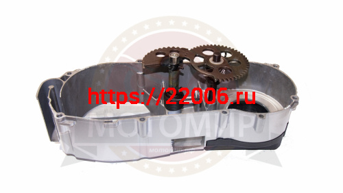 Крышка картера GY6-125 Сити125 вариатора левая с пусковым мех. кик вперед фото 4 Крышка картера GY6-125 Сити125 вариатора левая с пусковым мех. кик вперед фото 4