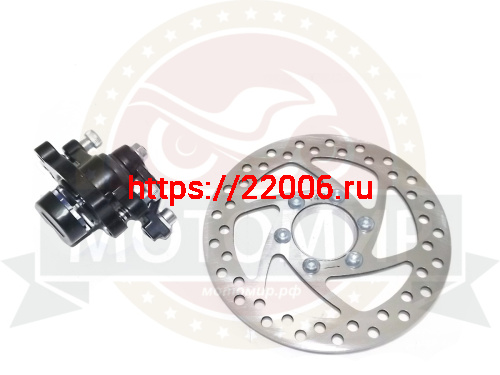 Тормоз дисковый (суппорт F160/R140 + диск 140 мм) Тормоз дисковый (суппорт F160/R140 + диск 140 мм)