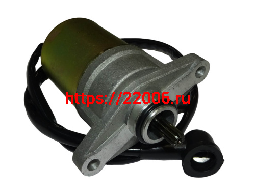 Электростартер GY6- 50/80 139QMB (FT50QT-4A,-10, -18) (d-7мм, 10 шлиц) фото 2