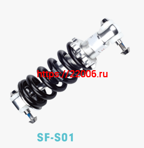 Амортизатор Вело задний 180mm, пружинный 750LBS/in,регулировки:P,пружина 24х24mm (SHUNFENG SF-S01) Амортизатор Вело задний 180mm, пружинный 750LBS/in,регулировки:P,пружина 24х24mm (SHUNFENG SF-S01)