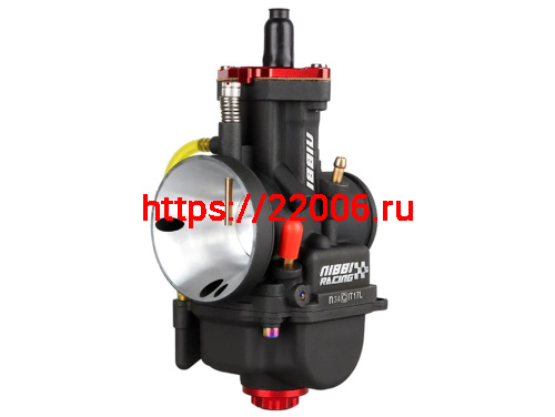 Карбюратор NIBBI Racing PWK34 (YJ), реком.двиг. 250-350 см3 (вход/выход 34 и 55 мм) фото 3