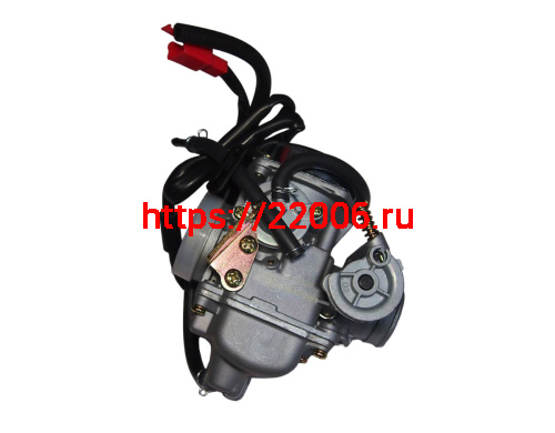 Карбюратор 4х такт. GY6-150 (заслонка d24мм) FT125/150 (1713) LK-180GY-2 фото 5