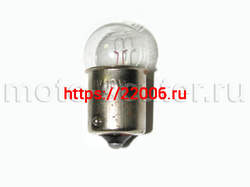 Лампа поворота G18 12V 10W цоколь 1 контакт прозрачная Лампа поворота G18 12V 10W цоколь 1 контакт прозрачная