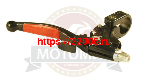 Рычаг сцепления ВелоМотор "Газуля" в сборе с фиксатором (Пр) Рычаг сцепления ВелоМотор "Газуля" в сборе с фиксатором (Пр)
