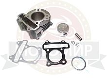 Цилиндр в сборе с поршнем 4-х такт. скутер (100см3 Тюнинг) 50,00 мм (под шпильки 50 см3) пал 15 мм