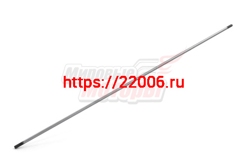 Вал штанги разъемной мотокосы верхний (763мм, d8, 9 шлицов, Шлиц-Шлиц)