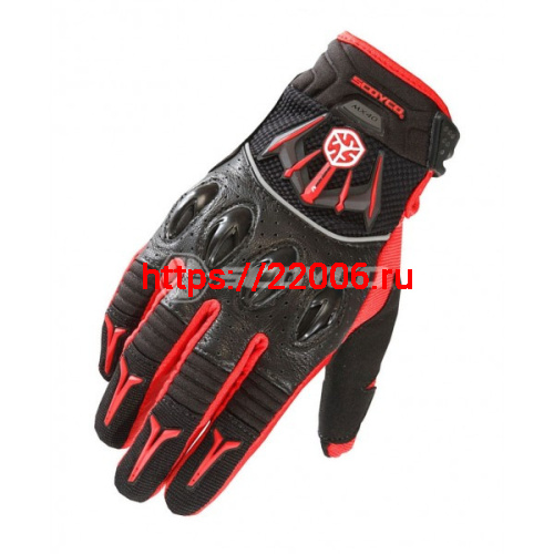 Перчатки Scoyco MX40  (ХХL) красные