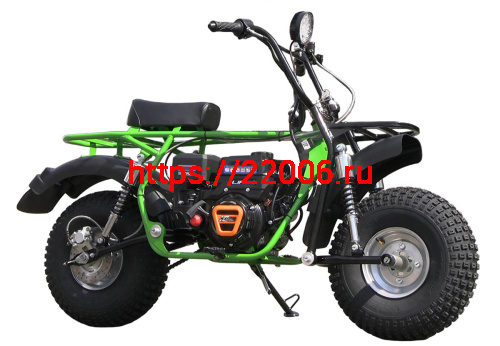 Мотоцикл СКАУТ САФАРИ 3LE- 9  BIGFOOT (ФАРА, ЭЛ.СТ. перед. и задн. подв., 9 лс KP230PRO, РЕДУКТОР)