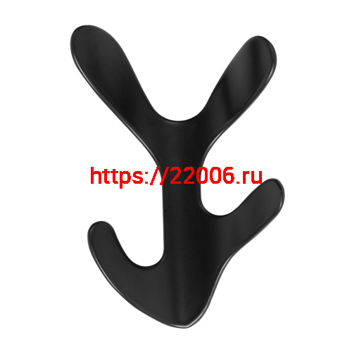 Крючок Ajax (Аякс) настенный MB-LM/K-005 BL черный фото 2