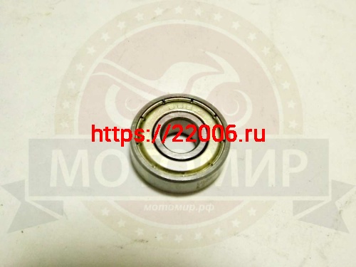 Подшипник 80018 (8x22x7) закрытый (608ZZ) ролика пластикового цепи Fighter125 фото 2