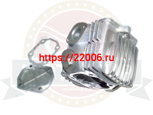 Головка цилиндра "Альфа, Zodiak" в сборе 39 мм (50см3) (клапана, распр., коромысло и т.д.) фото 3