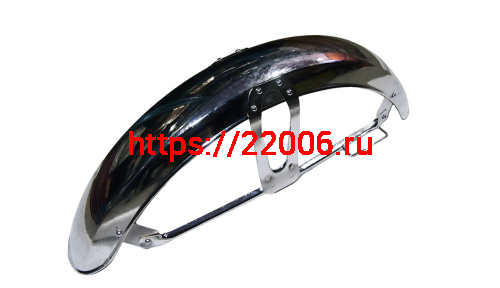 Крыло переднее Альфа, Дельта, Zodiak хром
