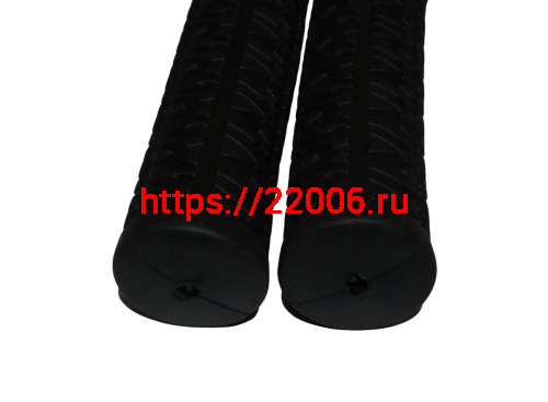 Грипсы для велосипеда 120мм, резина, черные (EHG-07) фото 5