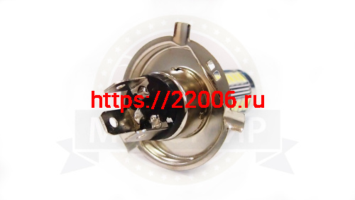 Лампа светодиодная (LED) 12V  (H4)  35/35W  (P43t)  33SMD (квадроциклы, мотоциклы, питбайки) (НАБОР) фото 2