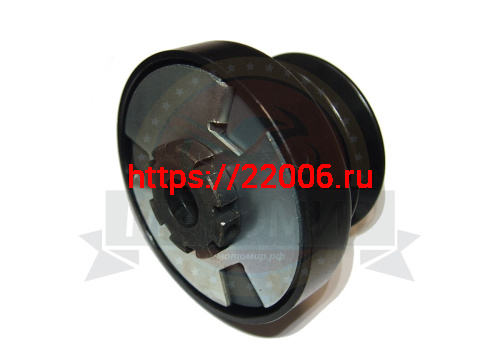 Сцепление  автоматическое,  на вал 19 мм, шкив  В, 2 ручейковый