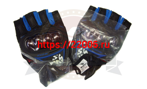 Перчатки SCOYCO (оригинал) МС-44D, цвет синий, р-р XL Перчатки SCOYCO (оригинал) МС-44D, цвет синий, р-р XL