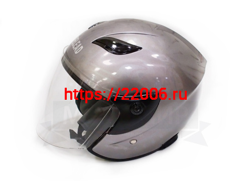 Шлем открытый "Safelead" HF-255В "колобки" Honda Grey размер M фото 4