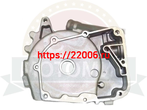 Крышка картера правая  GY6-50 коленвала (маслощуп) QT-4, -10 фото 3