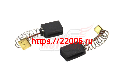 Щетки (№419) (5х9х12) пружина,квадр.пятак Щетки (№419) (5х9х12) пружина,квадр.пятак