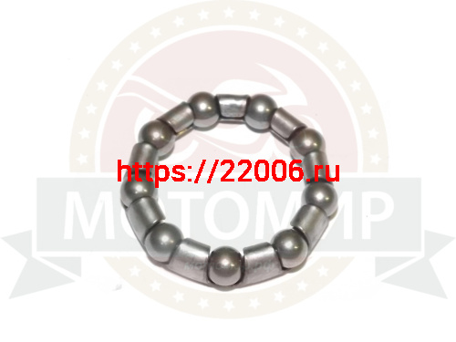 Подшипник вело каретки кровошипной большой, 9 шариков, 5/16" (7.94мм), D-44.6мм,JK 6508 ВМХ Подшипник вело каретки кровошипной большой, 9 шариков, 5/16" (7.94мм), D-44.6мм,JK 6508 ВМХ