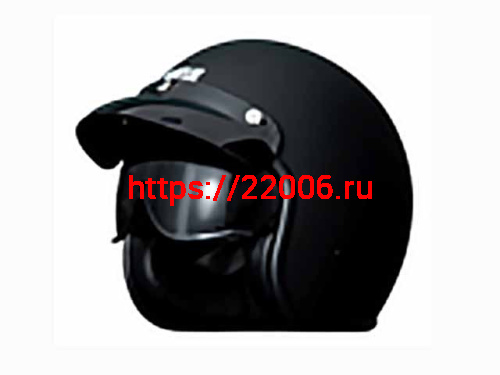 Мотошлем VIRTUE MD-211 открытый с козырьком и визором черный матовый (XL) Мотошлем VIRTUE MD-211 открытый с козырьком и визором черный матовый (XL)