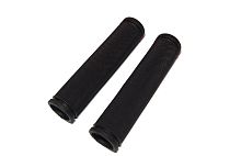 Грипсы для велосипеда 125мм, резина, черные (d-22.2)