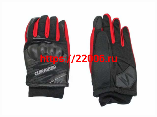 Перчатки Cuirassier RX100 красные (L)
