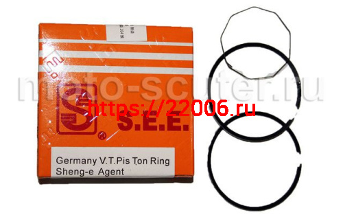 Кольца поршневые SEE 139QMB, 139FMB 80cc d-47 +0.50