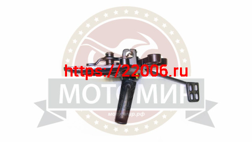 Подножка водителя FALCON правая, в сборе с кронштейном и педалью ТОРМОЗА (Узел в сборе) фото 5