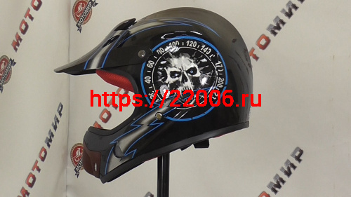 Шлем детский кроссовый FALCON XZС03, размер M  (57-58) фото 4