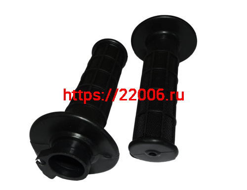 Ручка руля правая (газа) XTRAIL  в сборе (с резинкой) + ручка левая (резиновая) (F1-7, F1-6, F1-1) фото 3