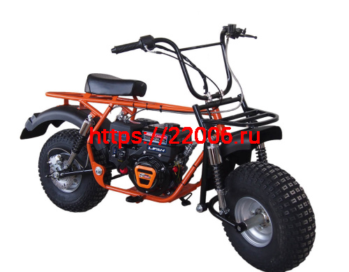 Мотоцикл СКАУТ САФАРИ 3- 8+ BIGFOOT (перед. и задн. подвеска, 8,0+лс KP230, руч. старт, диск тормоз)