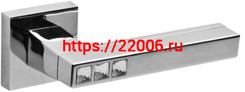 Ручка Fuaro (Фуаро) раздельная CRYSTAL FLASH DM/HD CP-8 хром