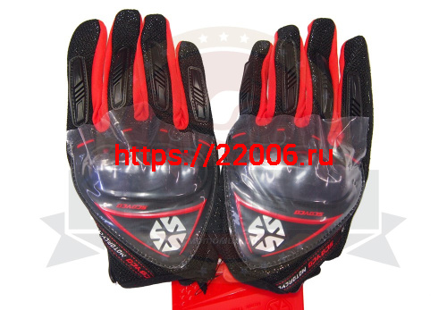 Перчатки SCOYCO (оригинал) МС-44, красные, р-р ХL