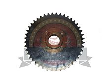Звезда 44 зуб. (415) цепи, задняя  "Газуля" с муфтой Ф66 (d34, 4 отверстия)