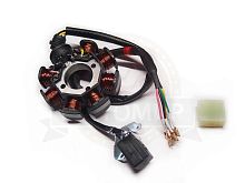 Зажигание CB250, Zongshen ZS 170MM-2 голое (без маховика) (статор) (100104175-0002)