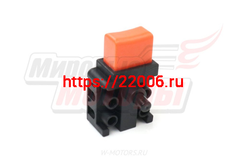 Выключатель (№115) БК 8А с фиксацией в нажатом положении фото 2