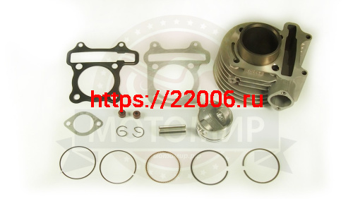 Цилиндр в сборе с поршнем 4-х такт. скутер (100см3 Тюнинг) 50,00 мм (под шпильки 125 см3)