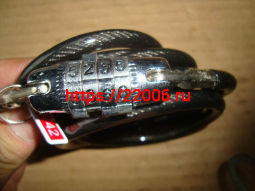 _Трос противоугонный 8х1500мм, кодовый замок (EWL-05) (пришел как 48952) фото 2 _Трос противоугонный 8х1500мм, кодовый замок (EWL-05) (пришел как 48952) фото 2