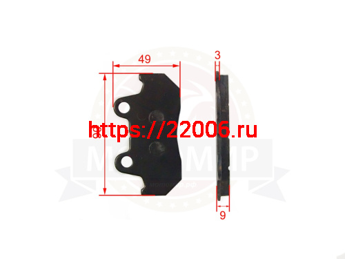 Колодки тормозные дисковые Honda CL Brakes 2289 Колодки тормозные дисковые Honda CL Brakes 2289