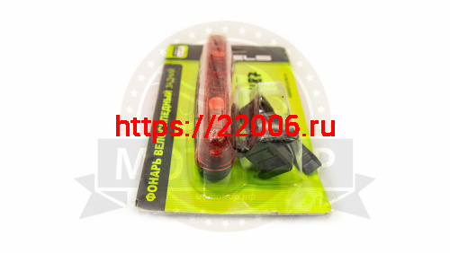 Фонарь Вело задний, 5 диодов 4 режима красно-чёрный (JY-602T) фото 3